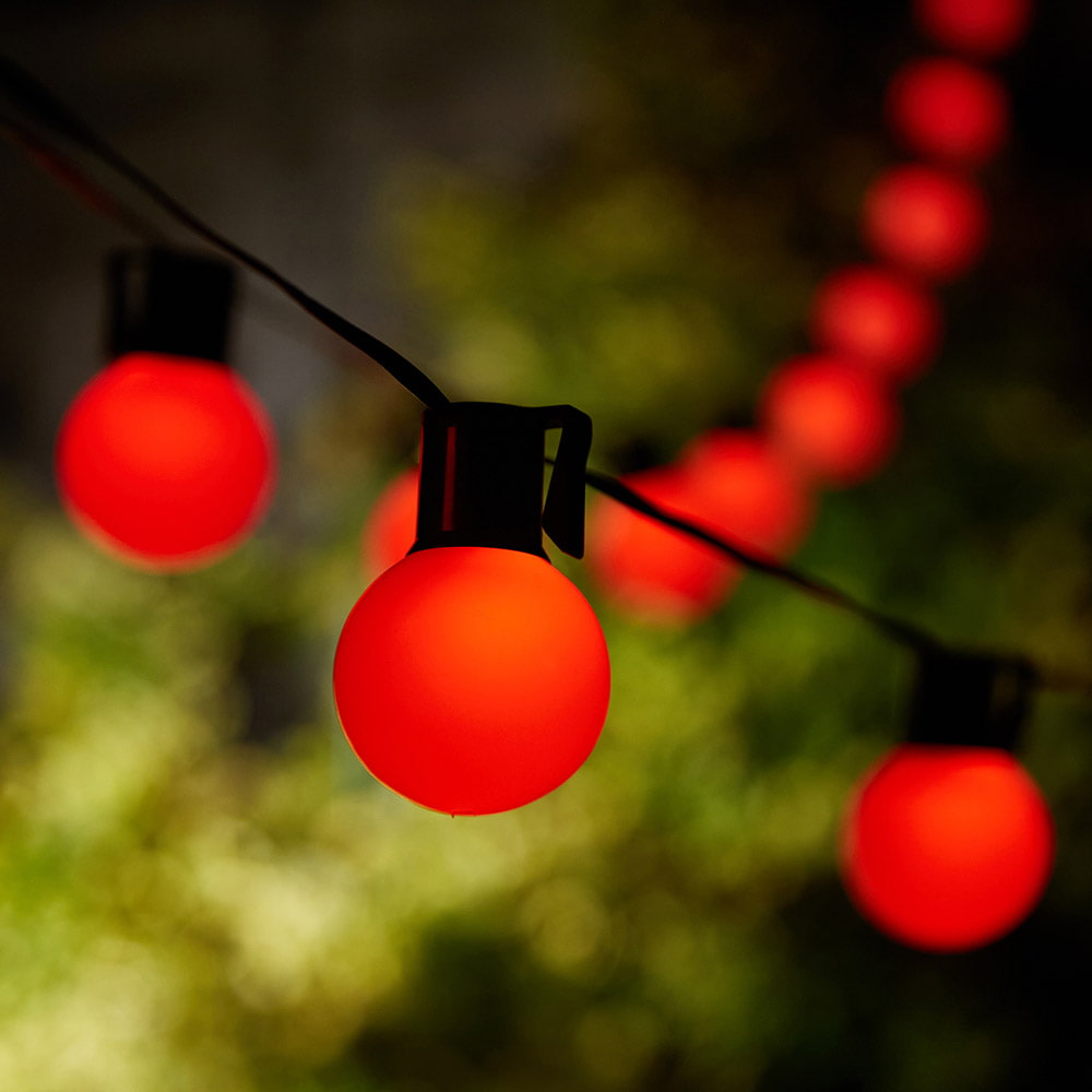 Multicoloured Solar Smart Festoons (Set Of 25)