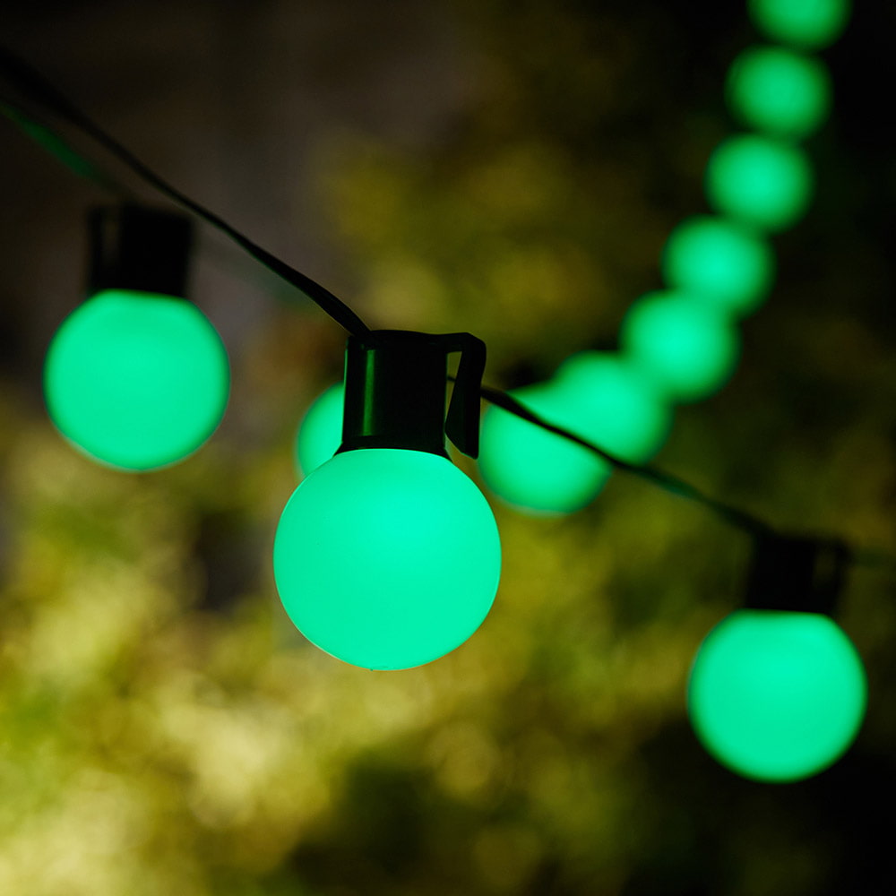 Multicoloured Solar Smart Festoons (Set Of 25)