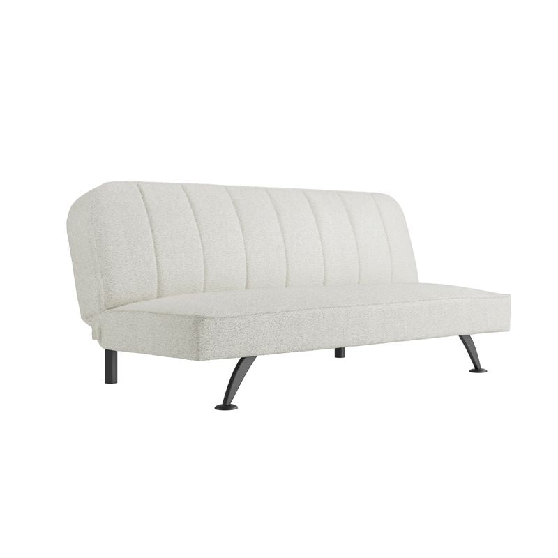 Ivory Boucle Sofabed
