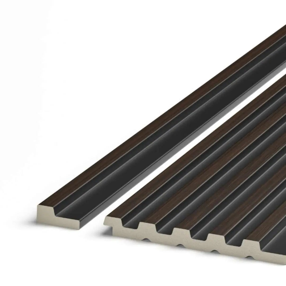 Palm Dark Oak and Black End Cap (Tongue)