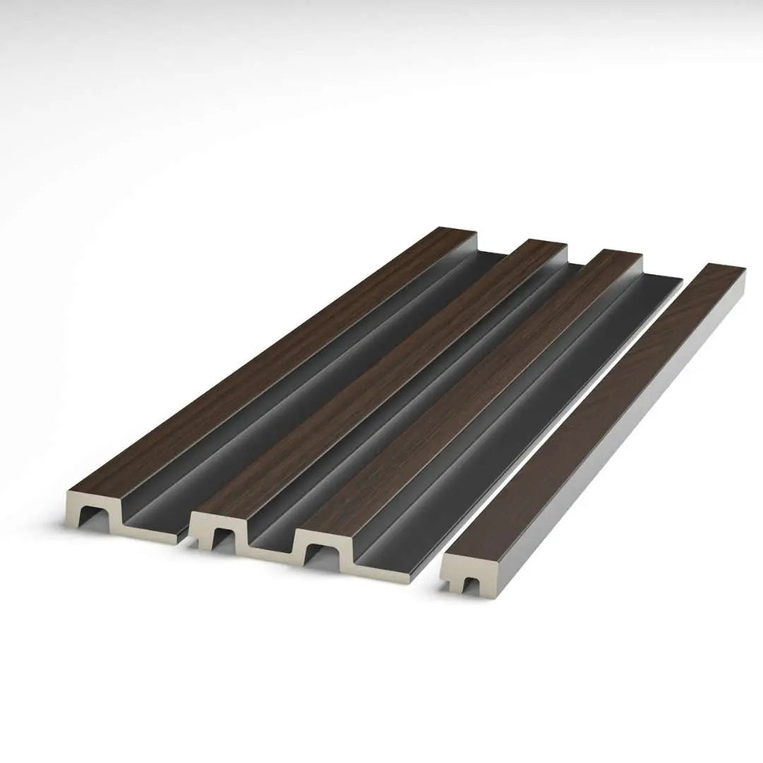 Residence Dark Oak and Black End Cap (Groove)