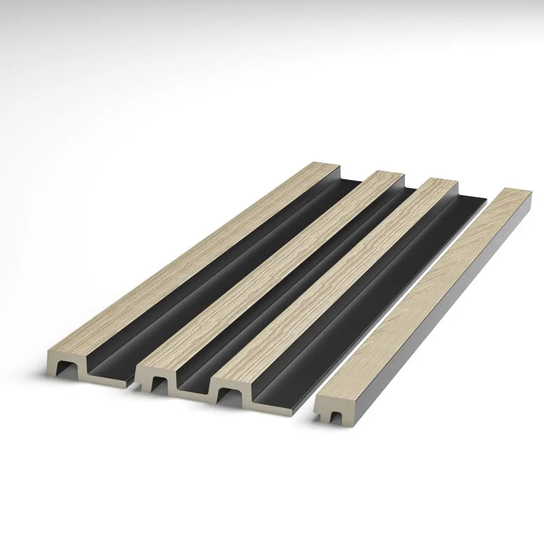 Residence Light Oak and Black End Cap (Tongue)