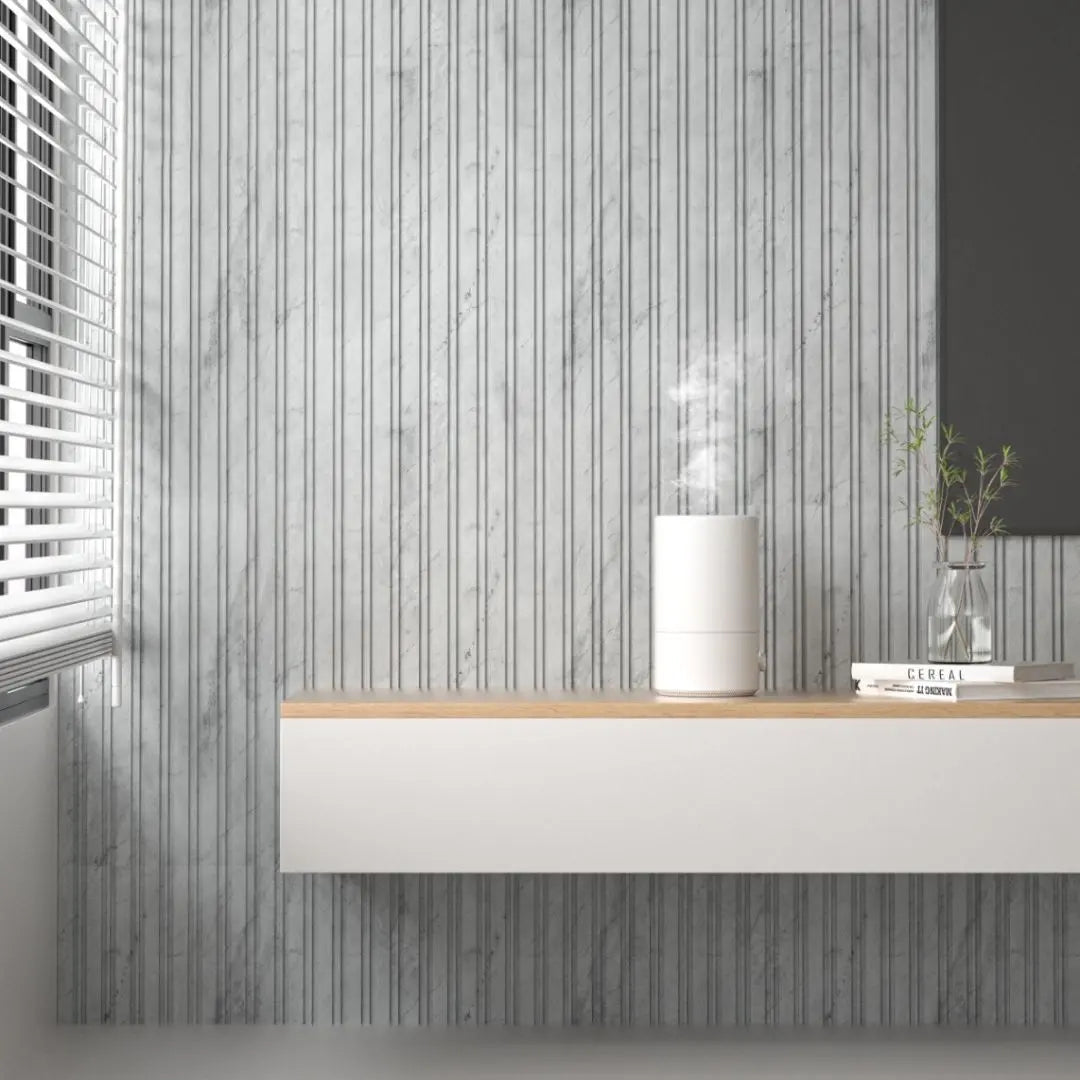 Dubai Cloudy Grey Waterproof Wall Panel