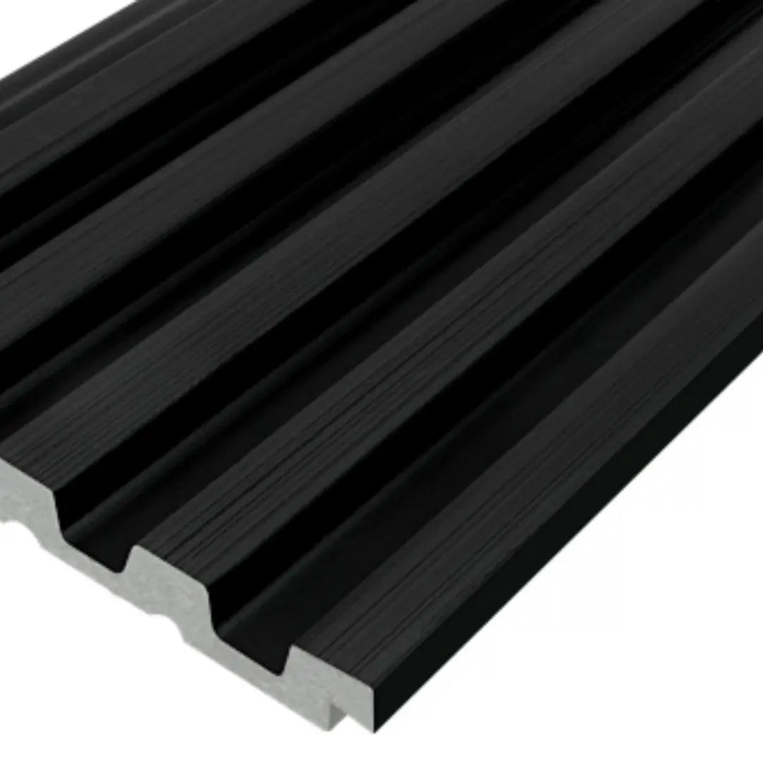 Palm Brushed Black Waterproof Wall Panel