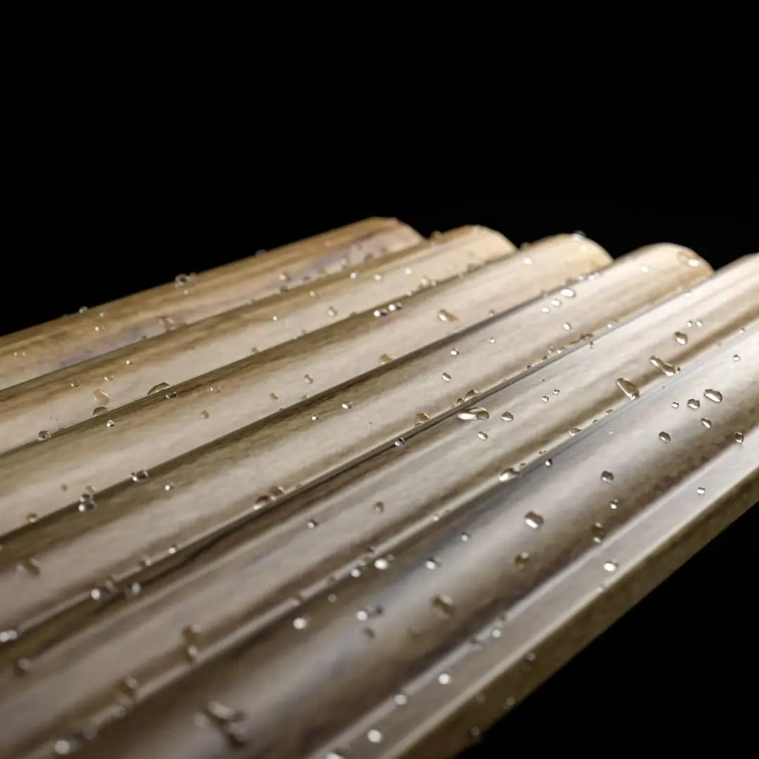 Arc Reeded Medium Oak Waterproof Wall Panel