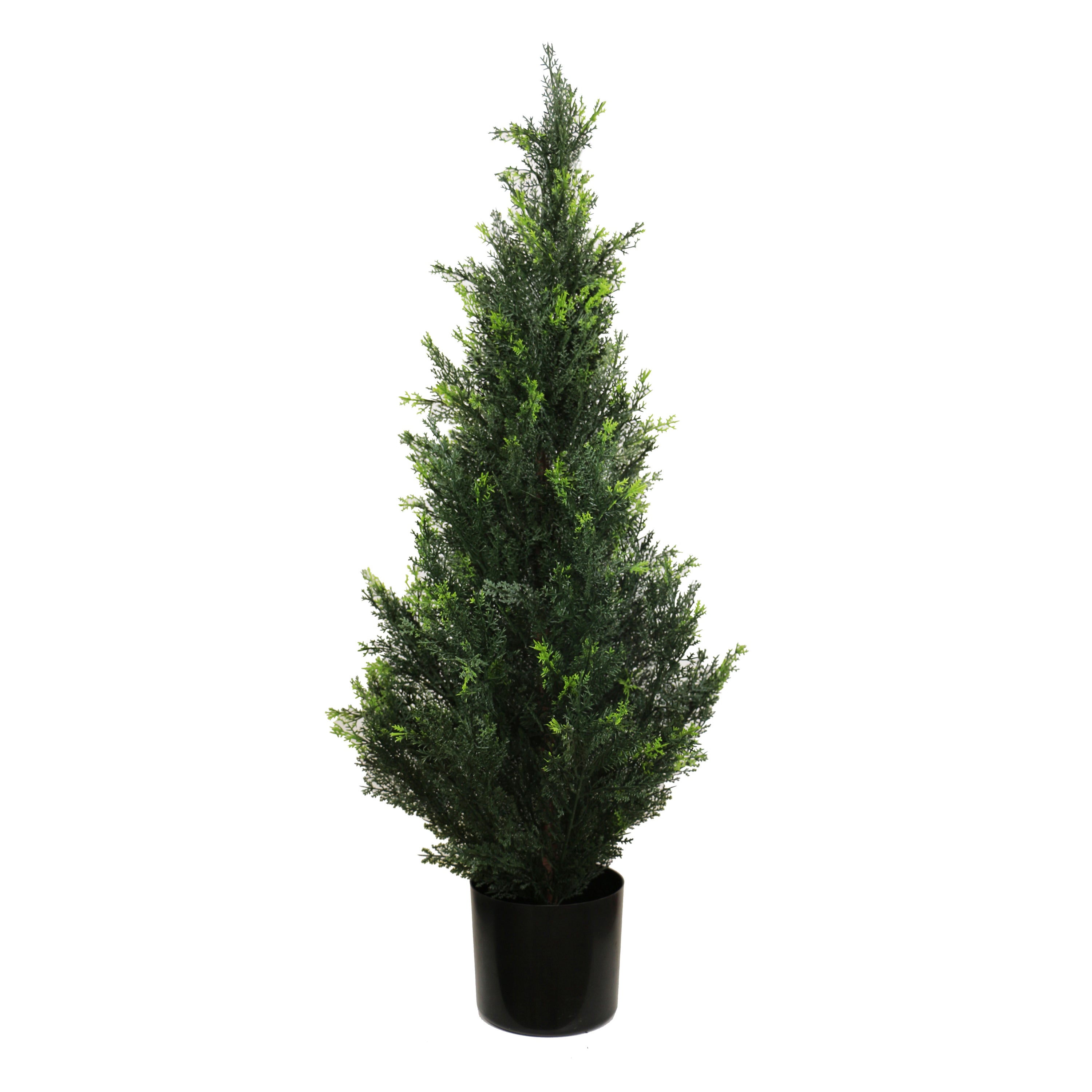Outdoor Artificial Cedar Topiary Tree - 122cm