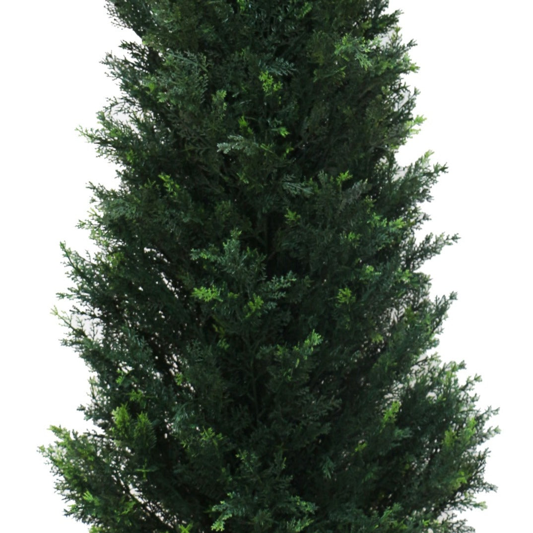 Outdoor Artificial Cedar Topiary Tree - 213cm
