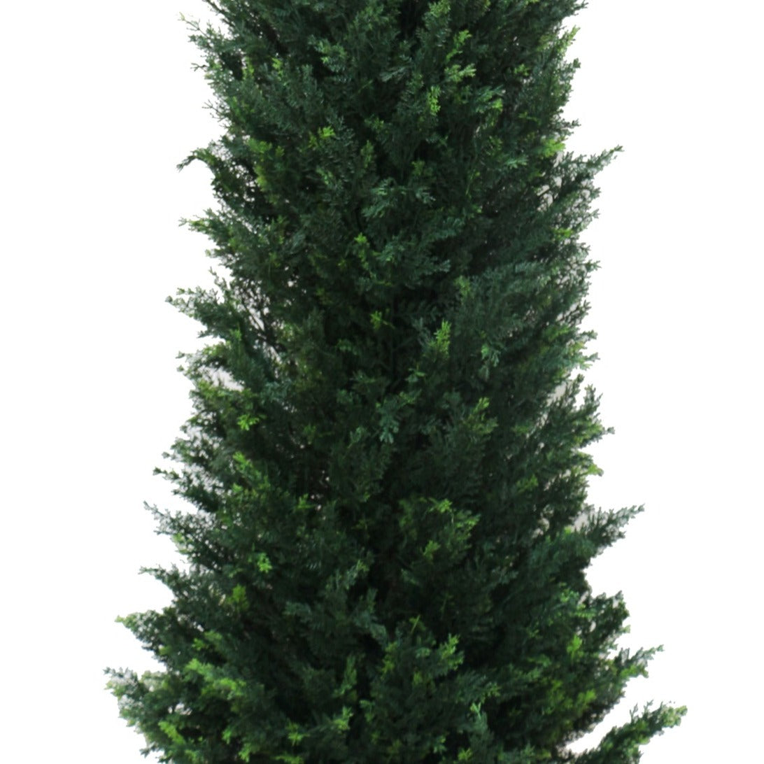 Outdoor Artificial Cedar Topiary Tree - 244cm