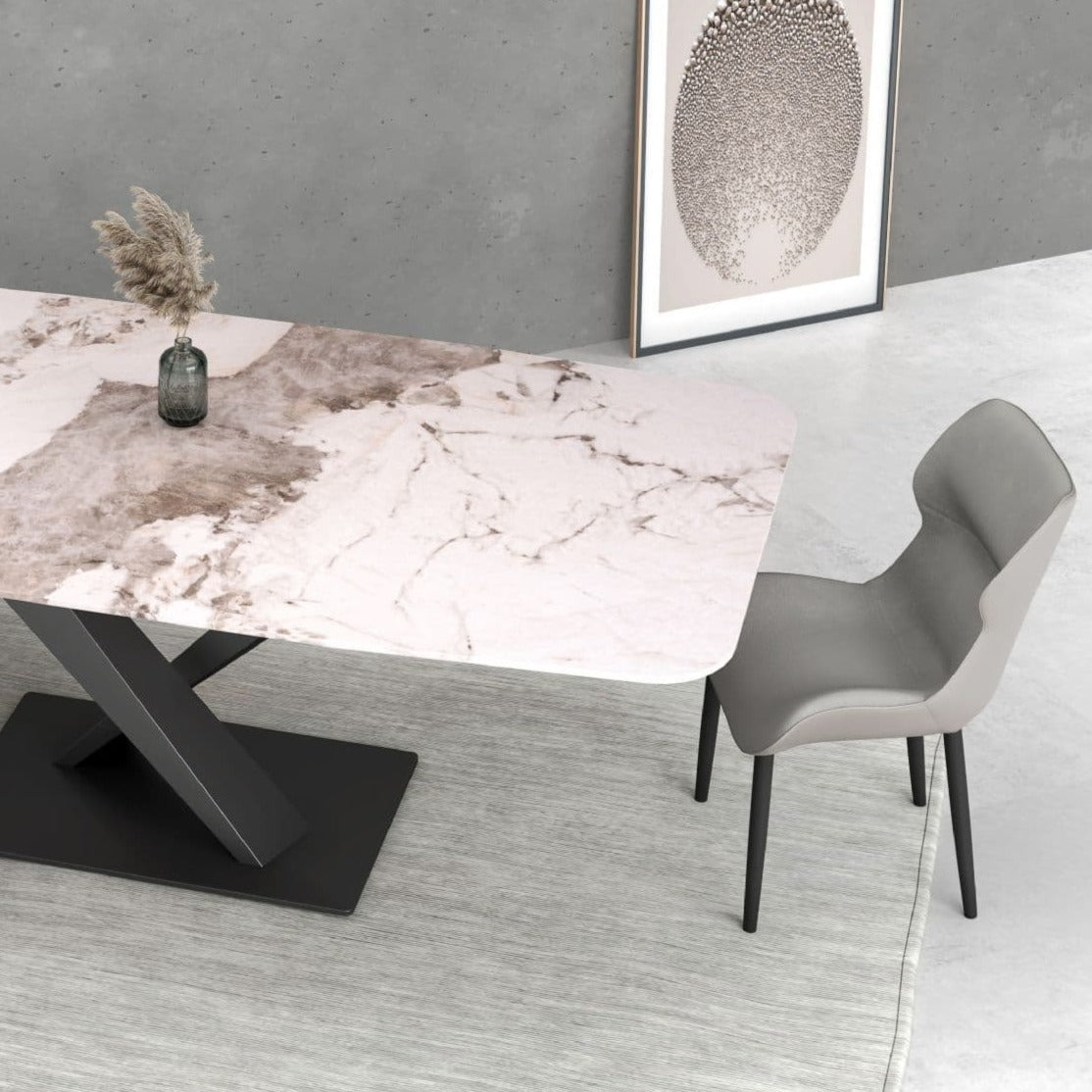 Stone Rectangle Dining Table