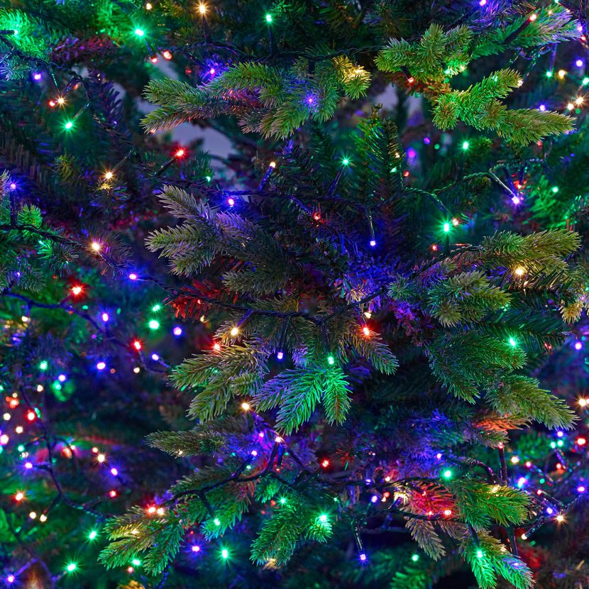 750 LED Compact LED Christmas Tree Lights (18.7m Lit Length)