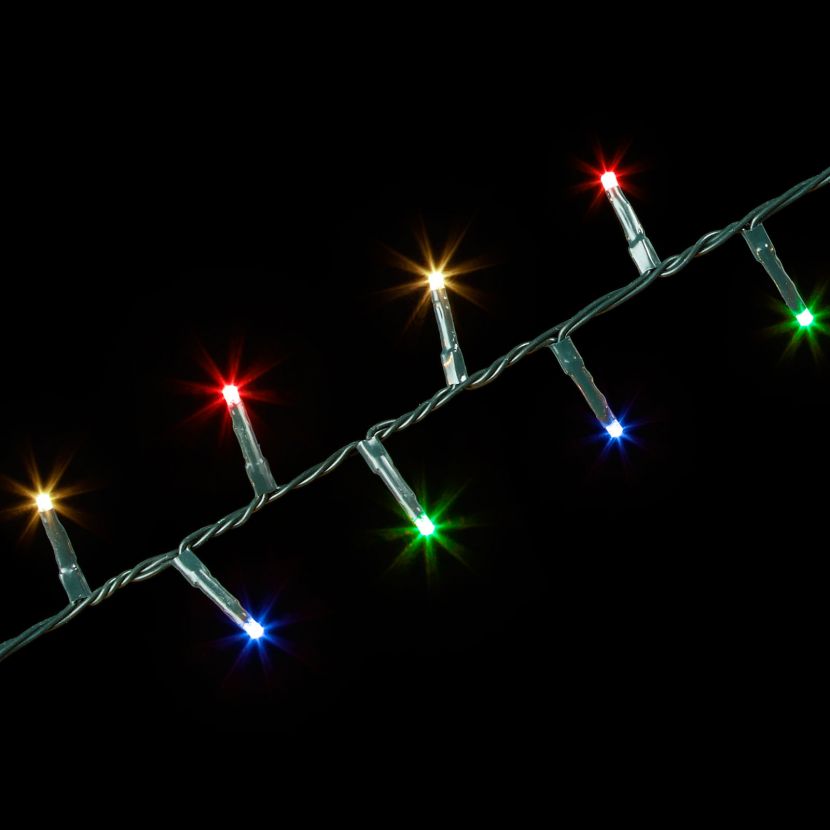 500 LED Compact LED Christmas Tree Lights (12.5m Lit Length)