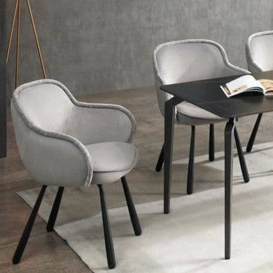 Grey Yara Dining Chairs (x2)