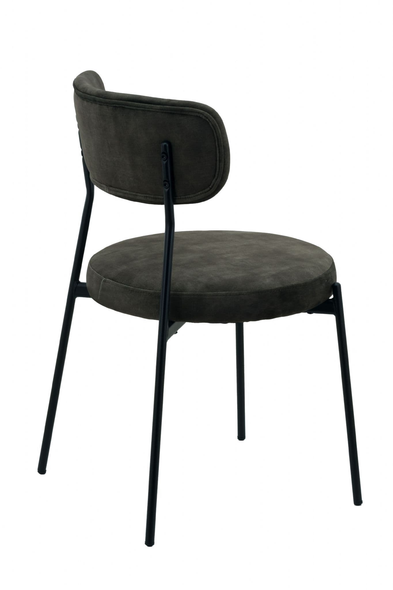 Dark Green Velvet Dining Chairs - Set of 2