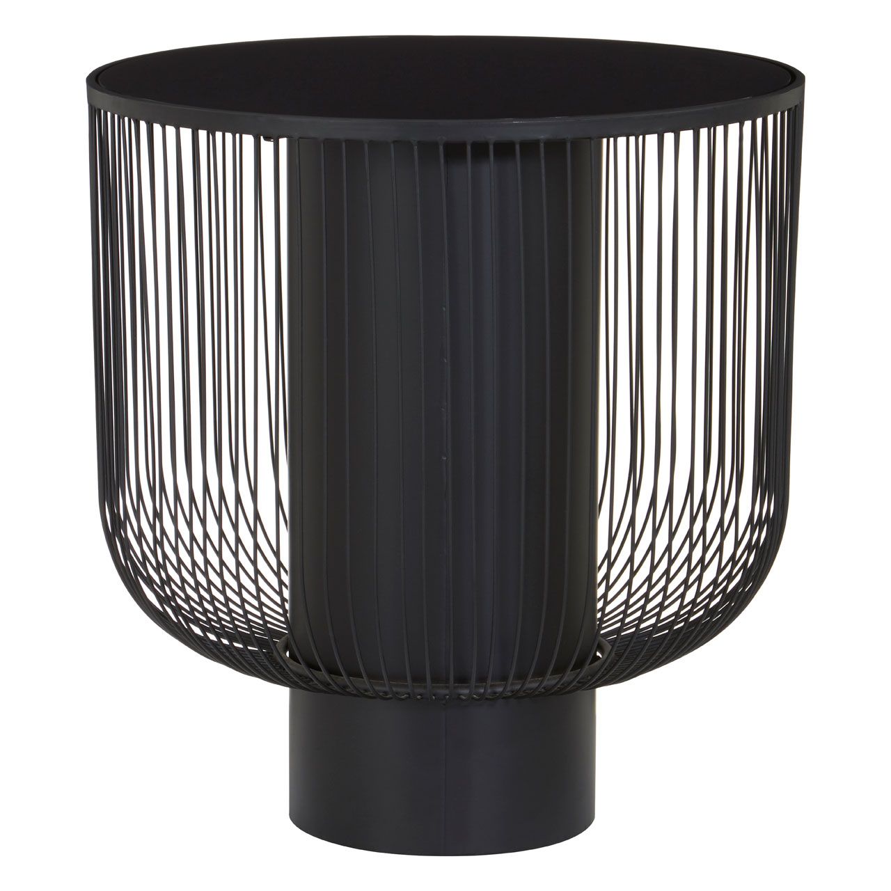 Black Wire Side Table