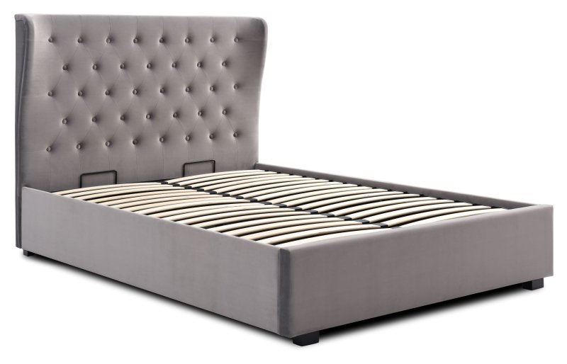 Grey Ottoman Bed