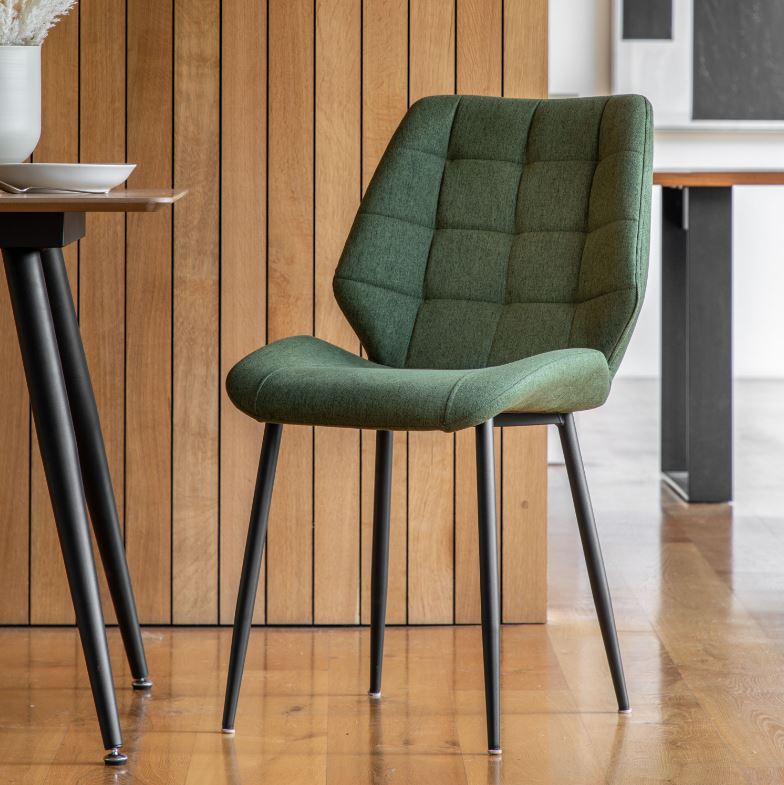 Green Tapered Back Chair (x2)