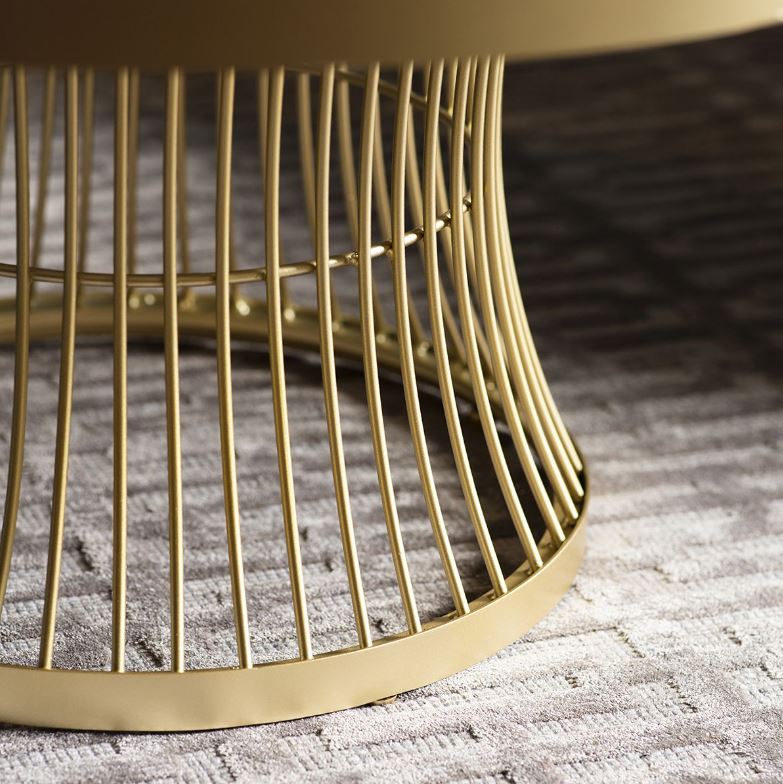 Champagne Wire Coffee Table