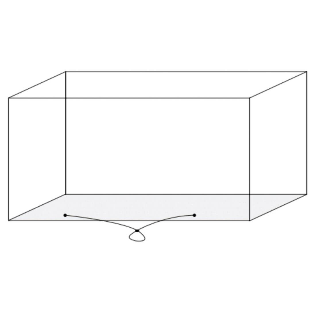 Drawing of a furniture cover.