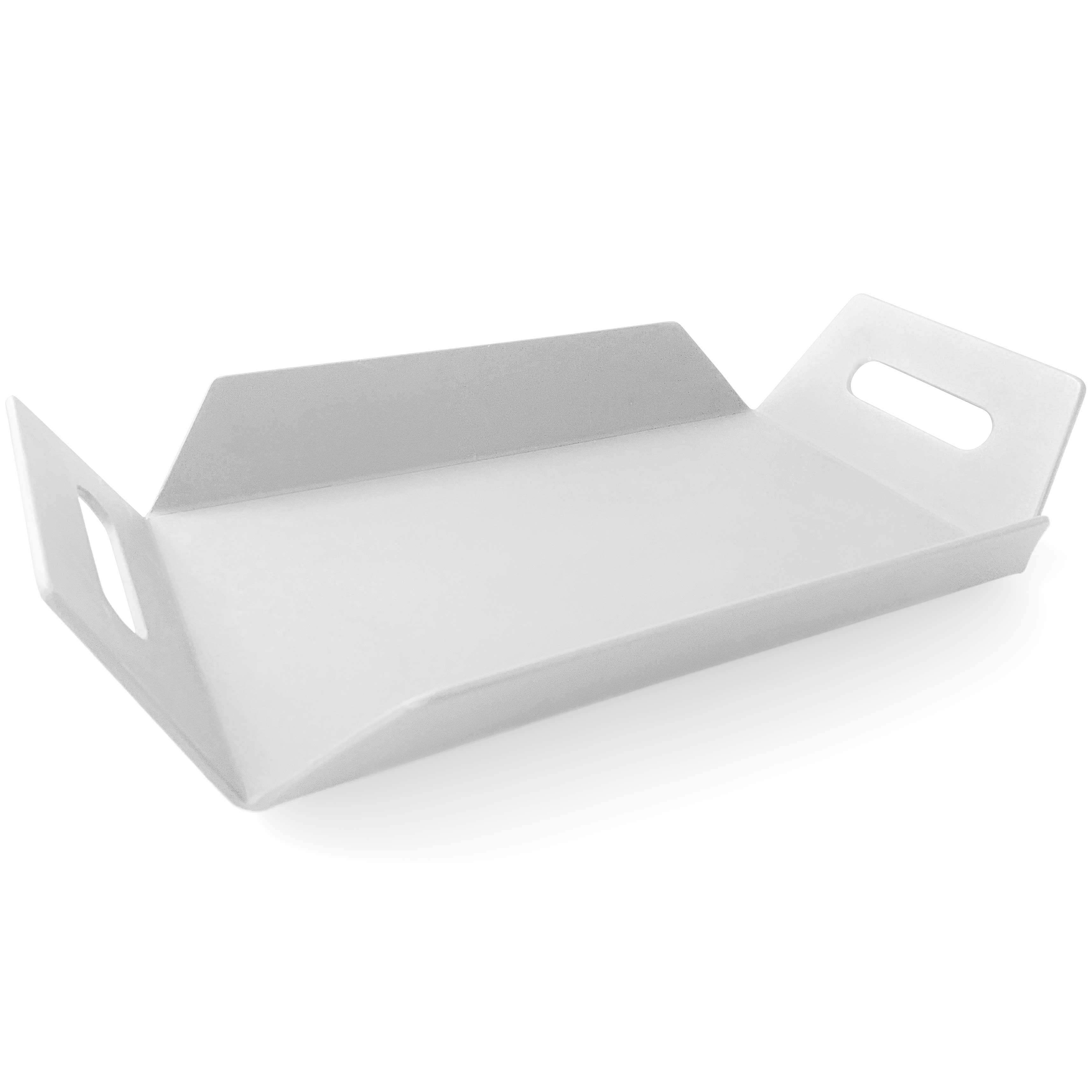 Aluminium outdoor tray #colour_white