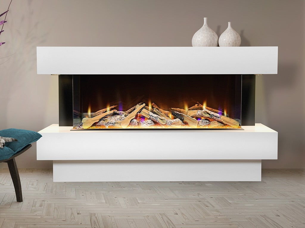 Electriflame VR Carino 1100 Electric Fireplace Suite