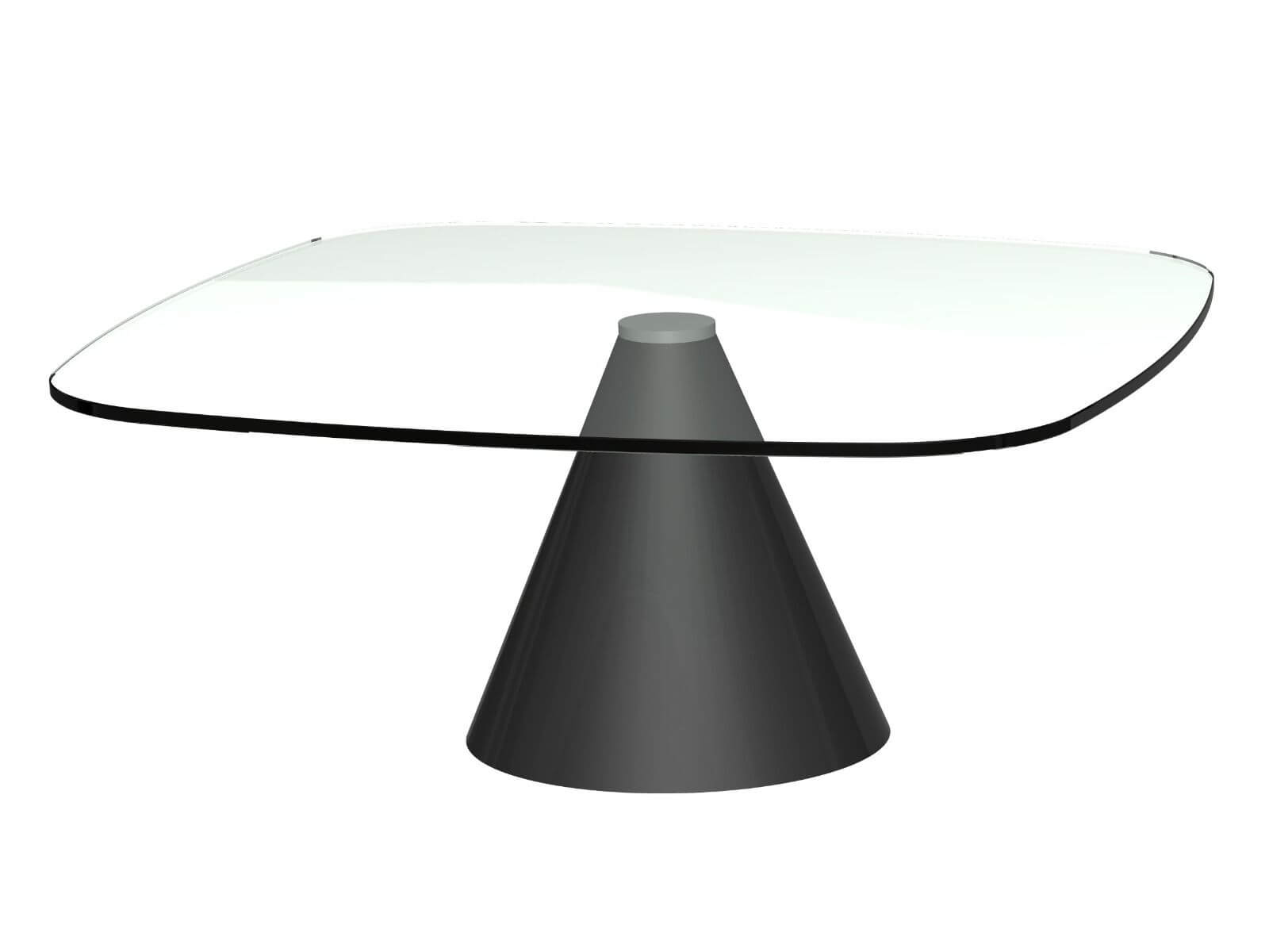 Small Square Black Coffee Table
