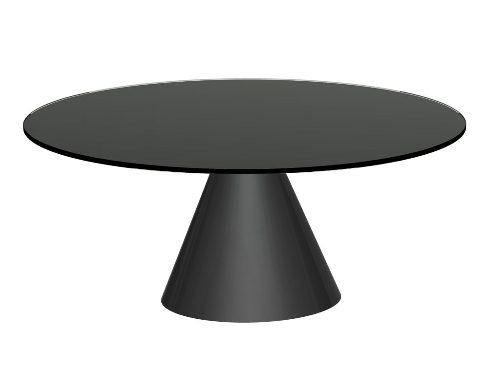 Black base on sale coffee table