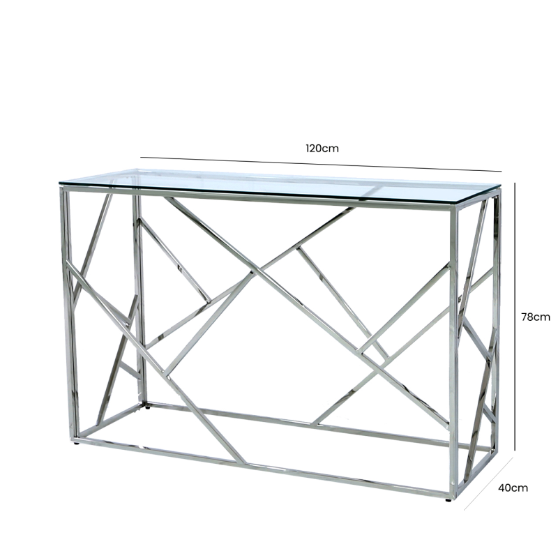 Diagram of a console table.