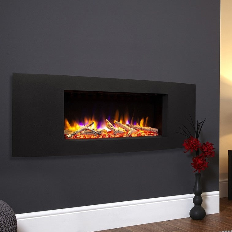 Ultiflame VR Vichy 33" Wall Mounted Electric Fire - Black