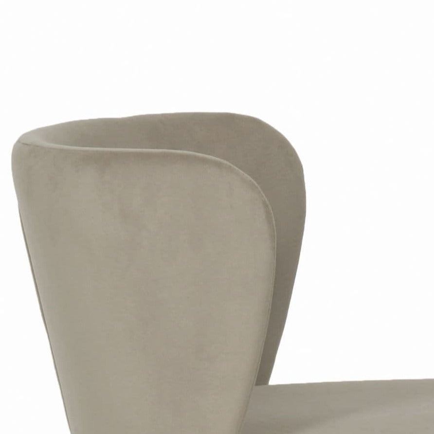 Grey Velvet Dining Chair (x2)